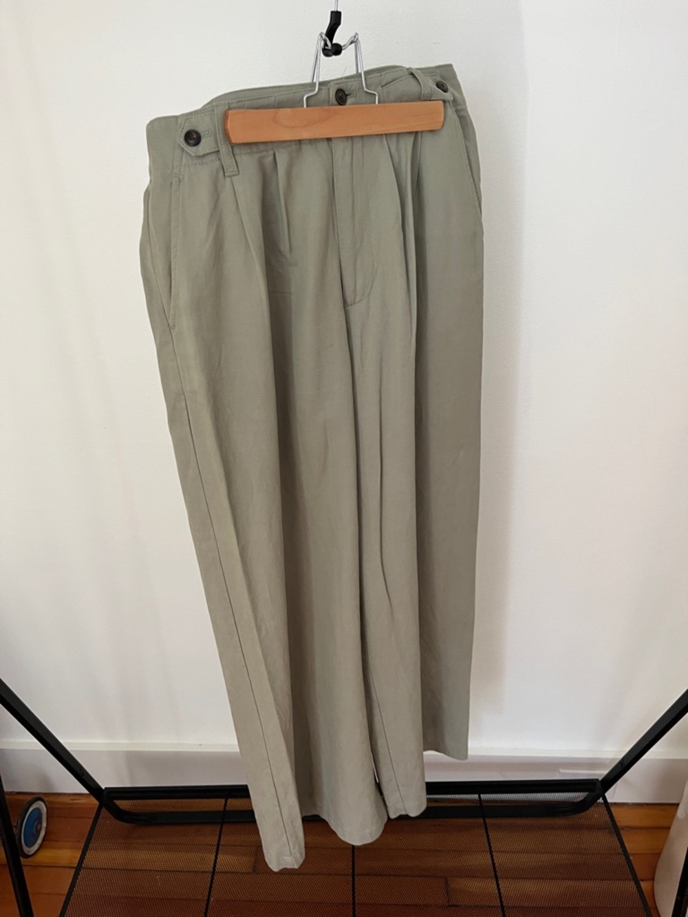 Madewell Light Green Trouser Pant size 10